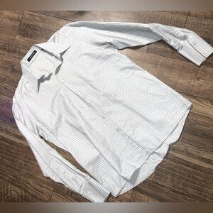 emanuel ungaro button up striped print textured classic designer men’s $200